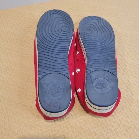 Tiosebon size 9 red cat lovers slip on shoes - Picture 5 of 9